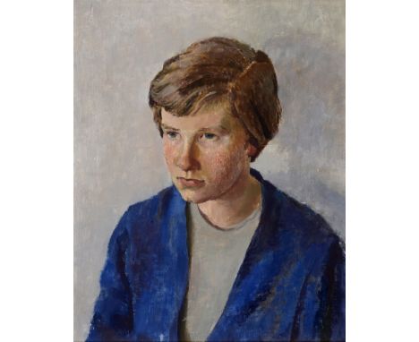BRITISH SCHOOL (20TH CENTURY)  Portrait of a Boy,  oil on board, unsigned, 49.5cm x 39.5cm.