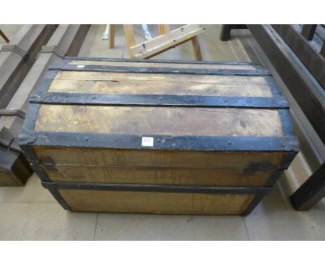 An early 20th Century steamer trunk