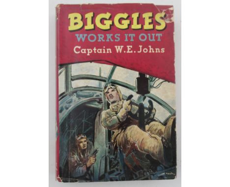 "Biggles Works It Out" by Capt W.E.Johns, Hoddler &amp; Stoughton, 1951 first edition&nbsp;