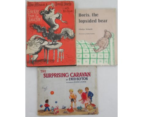 "The Surprising Caravan" by Enid Blyton, illustrated by Eileen A. Soper, Brockhampton Press, 1946 first edition; "Boris the L