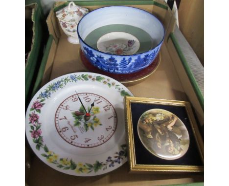 38377 A box of china to include Royal Worcester