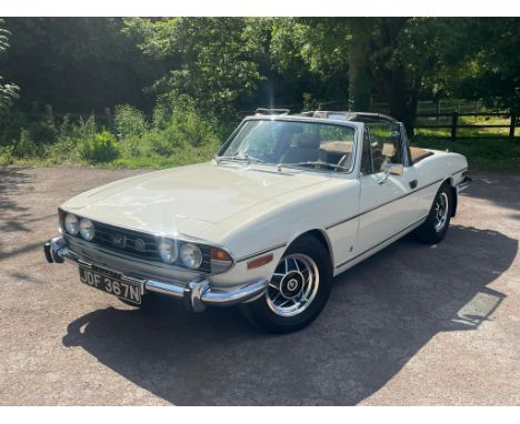 1975 Triumph StagRegistration number JDF 367NChassis number LF029428HEAEngine number LD35674AApprox. 79,000 recorded milesTwo