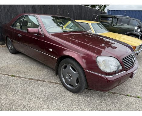 1997 Mercedes-Benz CL 420Registration number R657 VSEChassis number TBAEngine number TBA RedPurchased 2014 from a deceased es