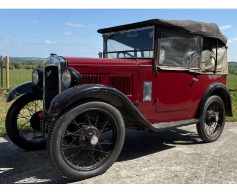 1931 Austin 7 Tourer Being sold without reserveRegistration number LFO 403Chassis number 132 727Engine number M129757Red over