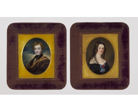 Attributed to Sir William Charles Ross (1794-1860)/Portrait Miniature of Oswold Smith of Blendon Hall, Kent (1794-1863)/and P