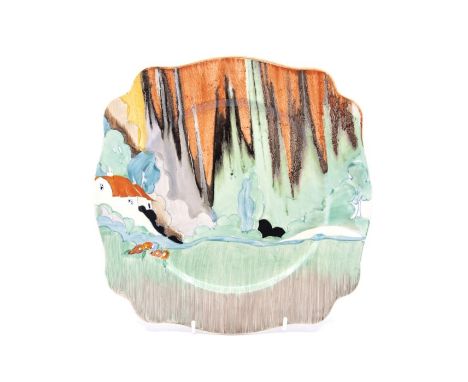Clarice Cliff Forest Glen plate in good condition