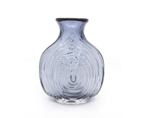 A Whitefriars nipple vase in amethyst&nbsp;