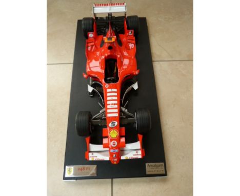 An Amalgam Ferrari F248 F1, 1/8 scale, fine quality collectors model as raced in the Italian Grand Prix at Monza, number 38/9