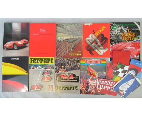 A quantity of Ferrari publications including 'Ferrari Legends &amp; Passion' 2007 &amp; 8, Yearbooks, 'Friends &amp; Collabor