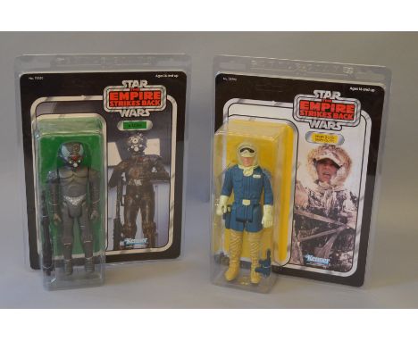 Two Gentle Giant Star Wars Jumbo Size action figures: 4-LOM; Han Solo (Hoth Outfit). Both E in original packaging. (2)