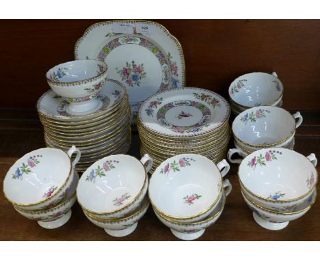 A Copeland Spode tea service for Waring &amp; Gillow, thirteen cups, sixteen saucers, fourteen side plates and one other