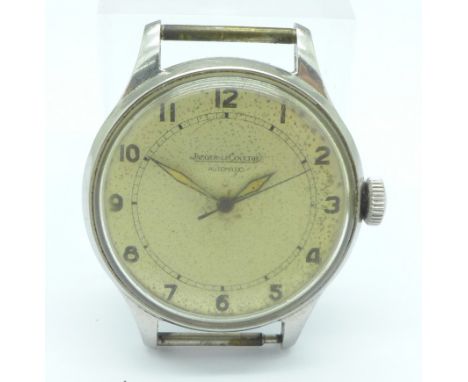 A mid 20th Century Jaeger-LeCoultre automatic wristwatch with bumper movement, 33mm, a/f