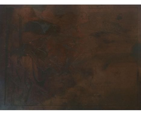 Matthew Darly (Darley) (Fl. mid to late 18th century), Copper Plate; depicting rowdy interior scene with seated oriental gent