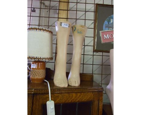 VINTAGE BETTLES AND ONE OTHER SOCK/STOCKING DISPLAY STAND