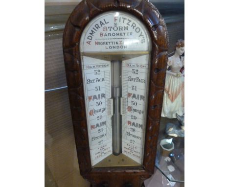 ADMIRAL FITZROYS STORM BAROMETER 