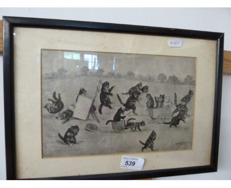 LOUIS WAIN PRINT 