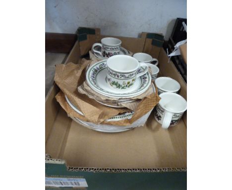 PORTMEIRION 'VARIATIONS' CUPS, SAUCERS AND PLATES