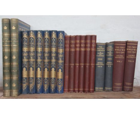 WHITE (R), THE COMPLETE WORKS OF WILLIAM SHAKSPEARE, six vols, pictorial blue covers; WILSON (H), WITH FLAG TO PRETORIA, 2 vo