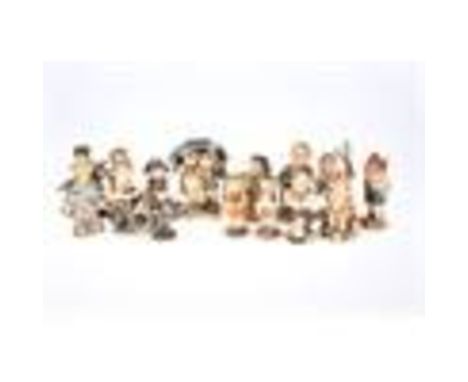 A COLLECTION OF GOEBEL HUMMEL AND SIMILAR GERMAN FIGURES, SECOND HALF 20th CENTURY, approximately forty pieces including a wi