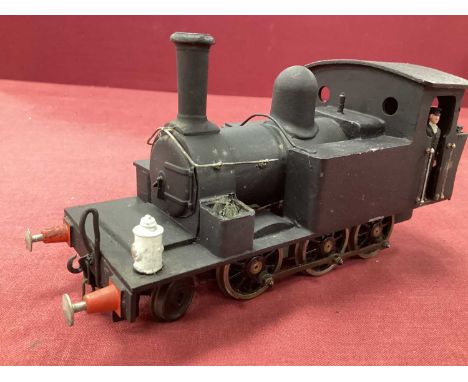 A 'O' Gauge/7mm Kit Built 2-6-0 Hunslet Tank Steam Locomotive; finished in satin black with R/No 18, built/painted to a good 