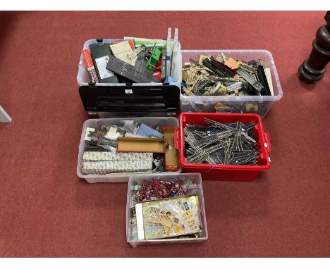 A Quantity of Predominantly OO/HO Gauge Model Railway Workshop Items to include Bodyshells, Track, Points, Signalling, Wire, 