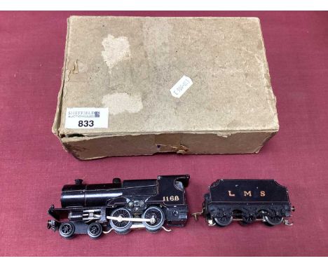 Pre War Trix For Bassett-Lowke 4-4-0 Loco And Tender L.M.S. Boxed (Faults To Box Noted)
