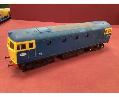 A Lima 0 gauge Class 33 Diesel in BR Blue livery, untested.