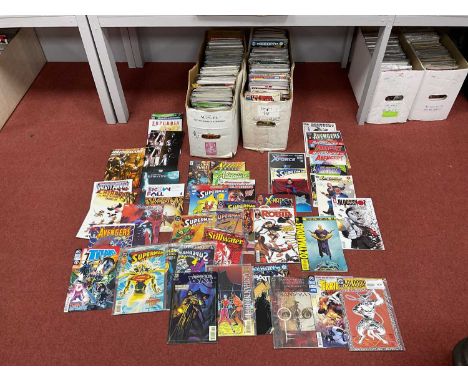 Approximately Six Hundred Modern Comics, By Marvel, DC, Dark Horse, Eclipse, Image, Valiant And Others. Including Kid Eternit
