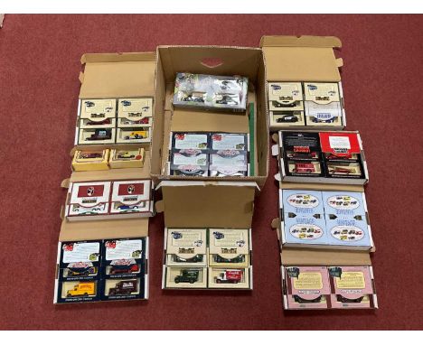 Approximately Fifty Diecast Model Vehicles by Lledo to include models in the London's Burning series, boxed.