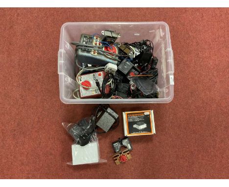 A quantity of model railway control equipment for spares or repair.