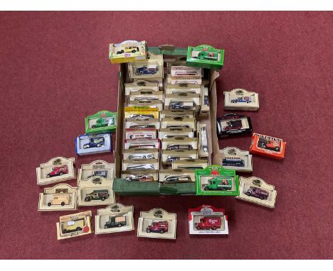 Approximately Fifty Diecast Model Vehicles by LLedo including Morris Van 'Carnation Milk', boxed.
