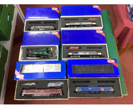 Six Heljan 'OO' Gauge/4mm Boxed Diesel Locomotives for Spares of Repair; comprising Ref 4661 Class 47 (flue mark to can roof,