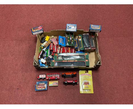 A Quantity of Boxed and Loose Diecast Model Vehicles by Corgi, Matchbox, Dinky, EFE and other to include Dinky Toys Volvo 265