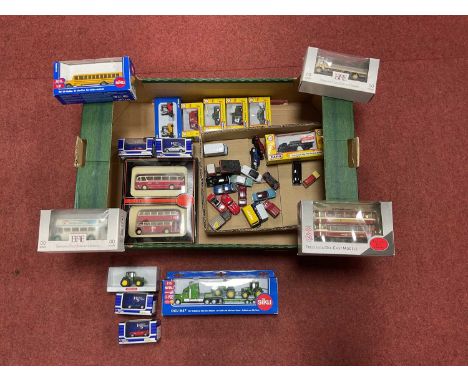 Approximately Thirty Five 1:76/1:87 Trackside Diecast Model Vehicles by EFE, Pocketbond, Wiking, B-T Models and other includi