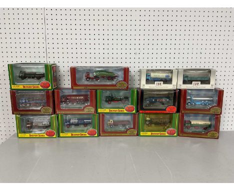 Fourteen 1:76 Scale Diecast Model Commercial Vehicles by EFE to include #13502 Atkinson Oval Tanker 'Bulwark', boxed.
