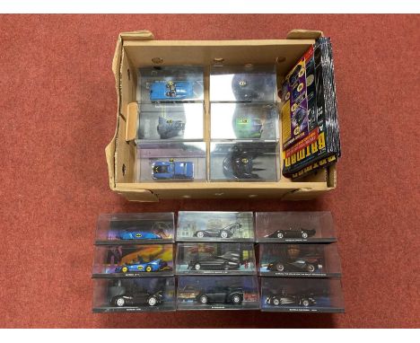 Fifteen Batman Themed Diecast Model Vehicles by Eaglemoss to include Detective Comics #601, Batman #164. Together with a quan