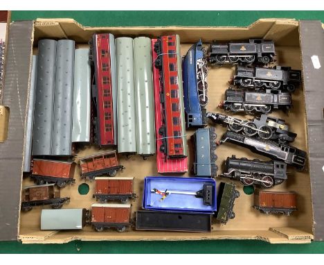A Quantity of Hornby Dublo and Other Associated Model Railway, including three rail 4-6-2 A4 Sir Nigel Gresley, three 0-6-2 N
