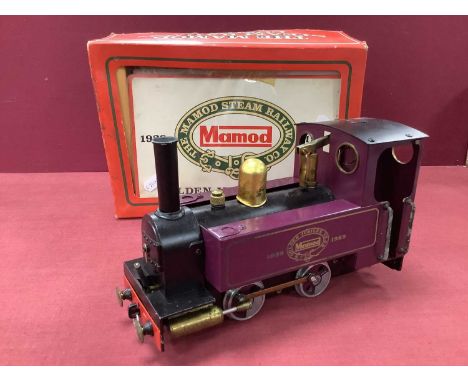 A Mamod Live Steam 0-4-0 'SL6' Locomotive, 1989 maroon Golden Jubilee Year Addition No 721, appears complete however steamed,