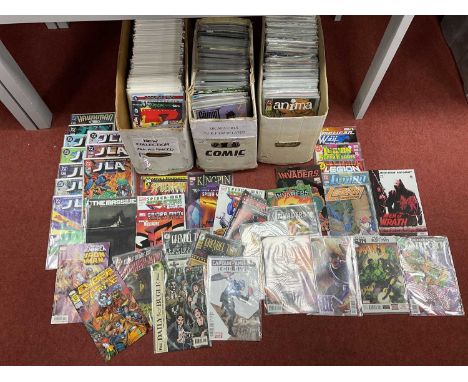 Approximately Five Hundred and Fifty Modern Comics, by DC, Marvel, Image, IDW, Dark Horse, Dynamite and Others. To Include Te