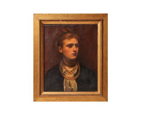 Henry Collins (19th Century)Portrait of a Lady signed and dated 1880 versooil on canvas49 cm x 39 cmframed, 64.5 cm x 54.5 cm