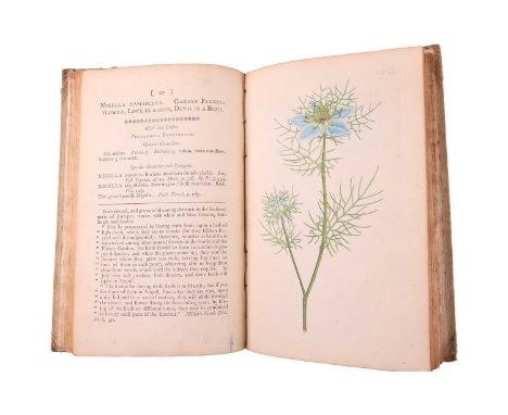 Curtis, William, The Botanical Magazine vol.IV, dated both 1787 and 1793 with 42 hand-tinted plates, within quarter calf and 