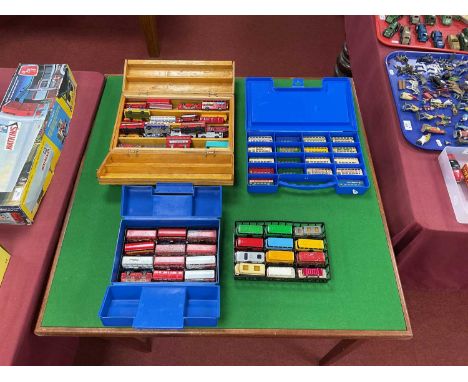 Approximately Seventy Diecast Model Buses by Matchbox and similar including London Bus - BP visco-static, all playworn, vario