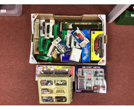 Approximately Thirty Diecast Model Vehicles by Lledo, Matchbox, Joal and other. To include Joal 1:50 Ref.155 Scania OmniCity 