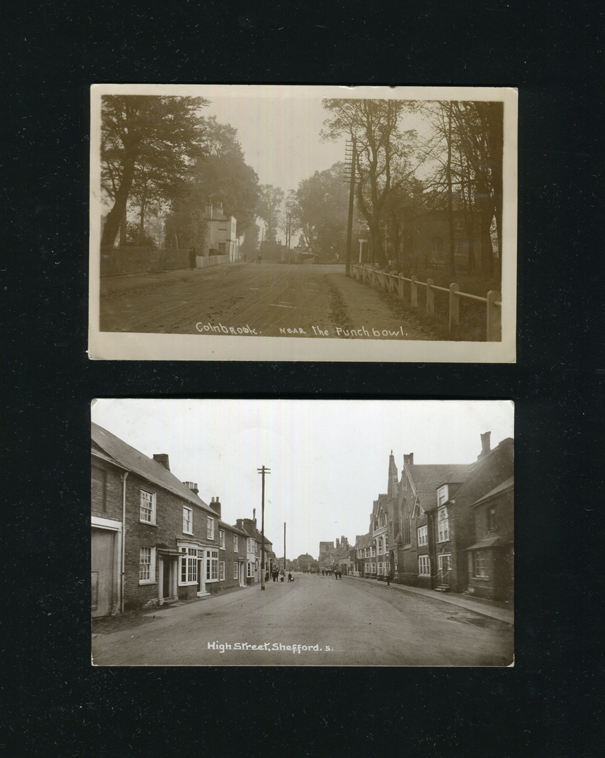 A collection of 16 postcards of Bedfordshire, Buckinghamshire and