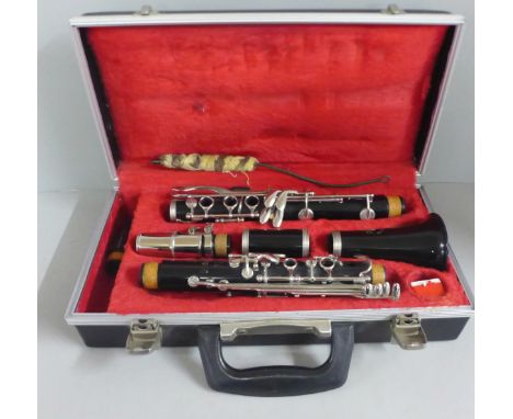 A Boosey &amp; Hawkes 78 clarinet, cased 