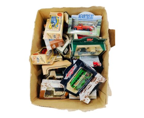 BOX LOT OF BOXED MODEL CARS 