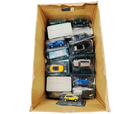 BOX LOT OF BOXED MODEL CARS 