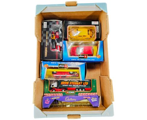 BOX LOT OF MODEL CARS 