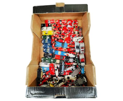 LARGE BOX LOT OF MODEL CARS 