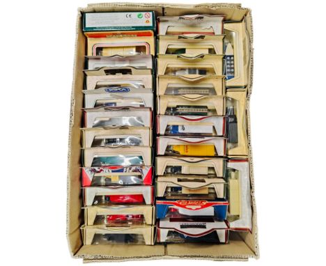 BOX LOT OF MODEL CARS ETC 
